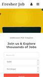 Mobile Screenshot of fresherjob.net